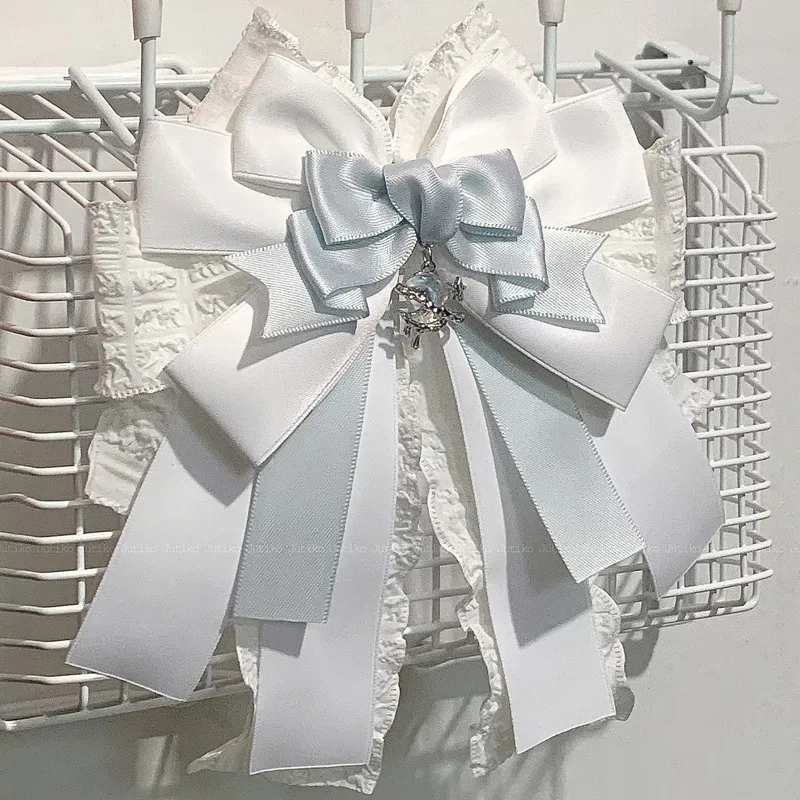 

Fashion Ladies Lolita Bow Tie Brooch Handmade Ribbon Anime Concert Hand Lamp Exquisite Accessories Jewelry