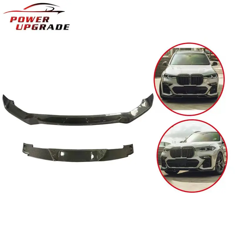 High Quality Front Lip Spoiler Front bumper For BMW X7 G07 Carbon Fiber Body Kit