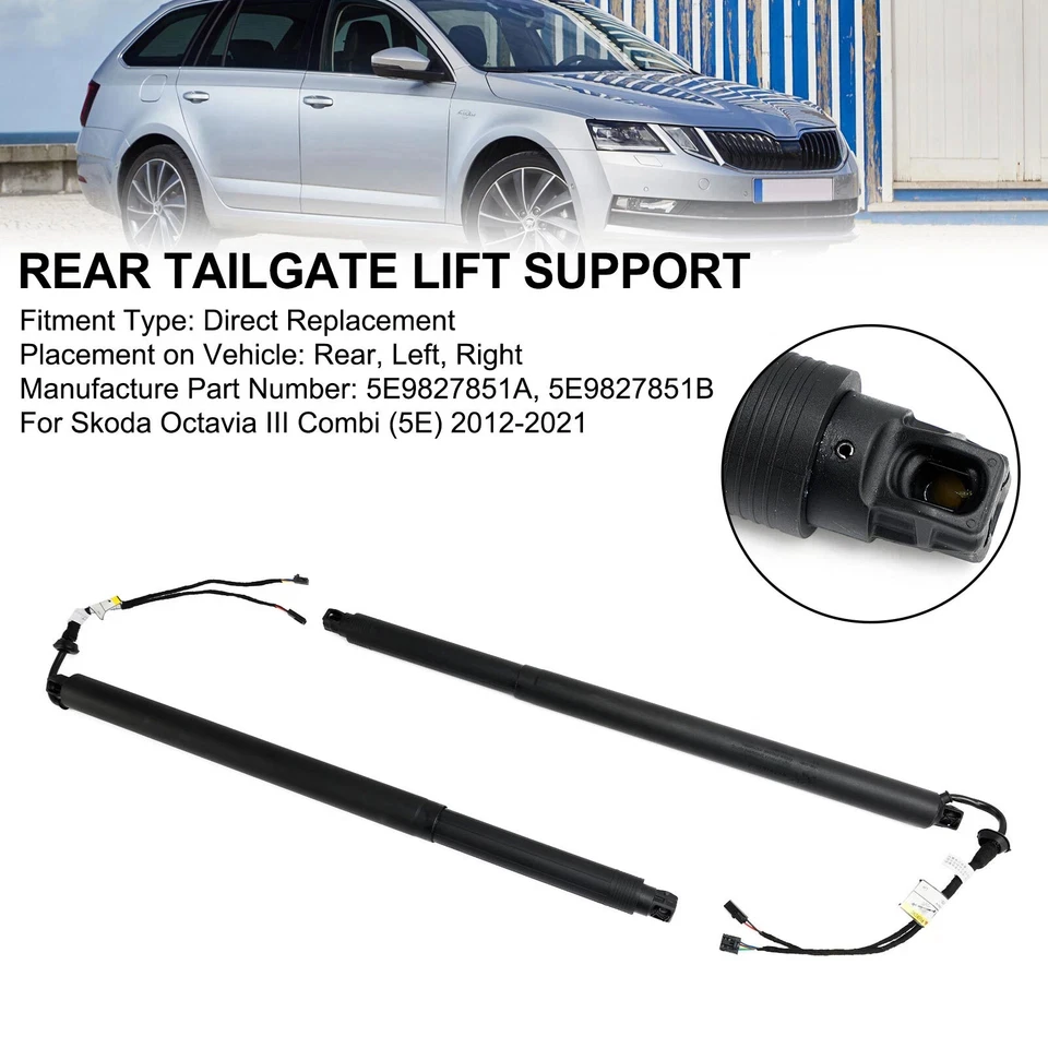 

New For 2012-2020 Skoda Octavia III Combi Part Power Liftgate Trunk Lift Support Electric Tailgate Struts Shocks Replacement