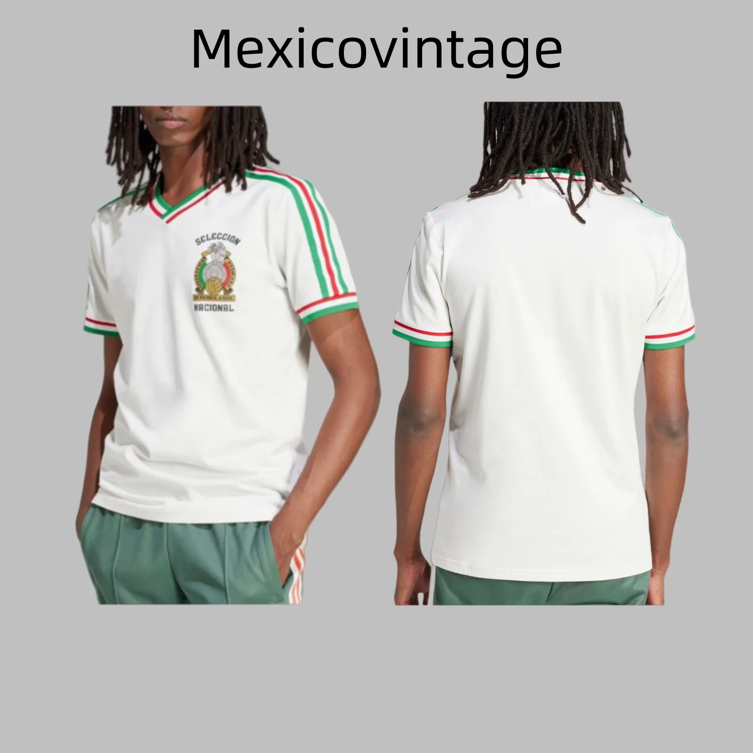 

85 Season Mexican Retro Football Jersey Mexicovintage Jersey Men's and Women's Sports Short-sleeved Motorcycle Quick-drying