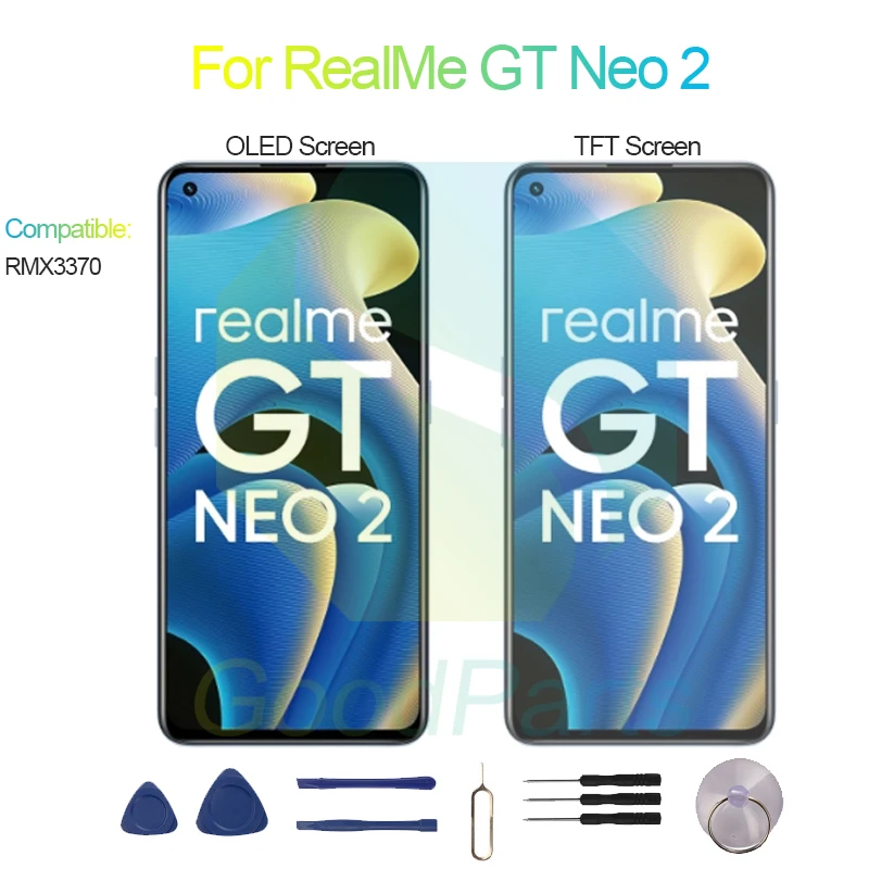 For RealMe GT Neo 2 LCD Display Screen 6.62