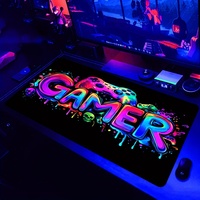 Colorful Gamepad Large Gaming Mouse Pad Computer Office Gamer Table Mats XXL Rubber Anti-slip Keyboard Mousepads Long Desk Pads