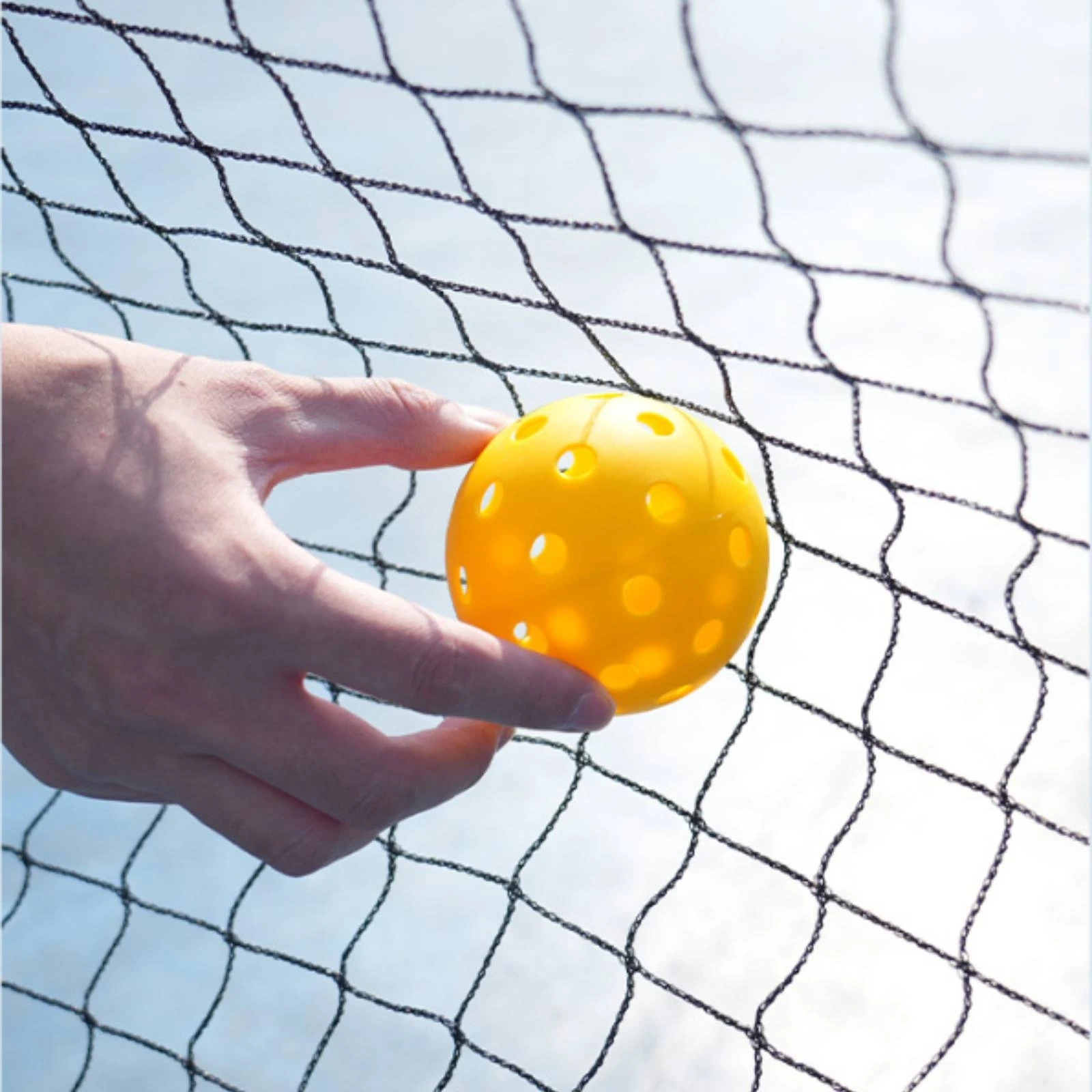 Pickleball Training Net Freestanding Pickleball Net Versatile Tear-Resistant for Beginners, Backyard, Driveway