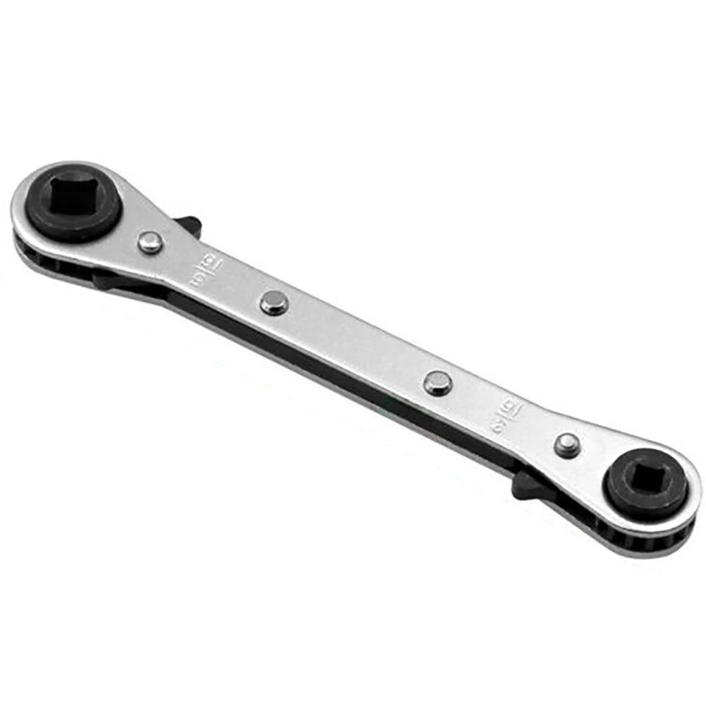 Refrigeration Ratchet Wrench 1/4 3/8 3/16 5/16Inch Port Valve HVAC Tool CS For Use On Compressors With Access Valves