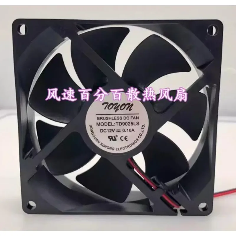 

original NEW Cooler Fan for TONON TD9025LS 12V 0.16A 9CM 9025 9225 Hydraulic silent cooling fan 90 * 90 * 25MM