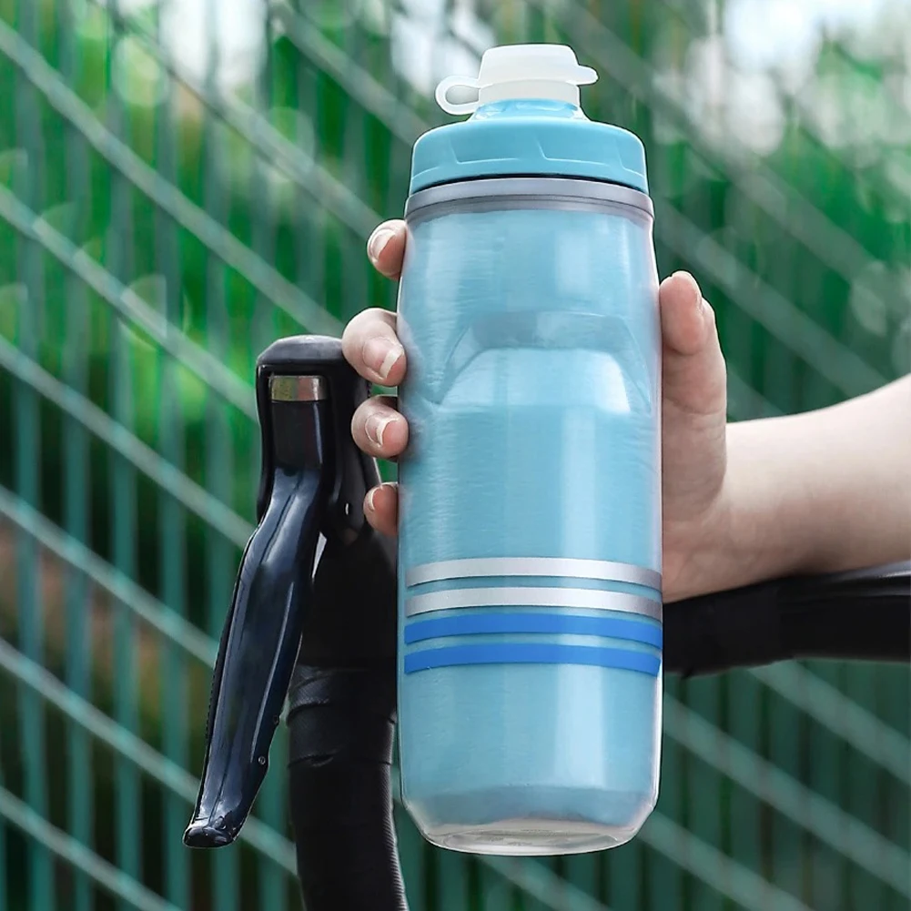 Bicycle Water Bottle Leak-Proof Bicycle Water Bottle PP5 Cycling Water Bottle Sports Insulated Bike Bottles 620ML Wholesale