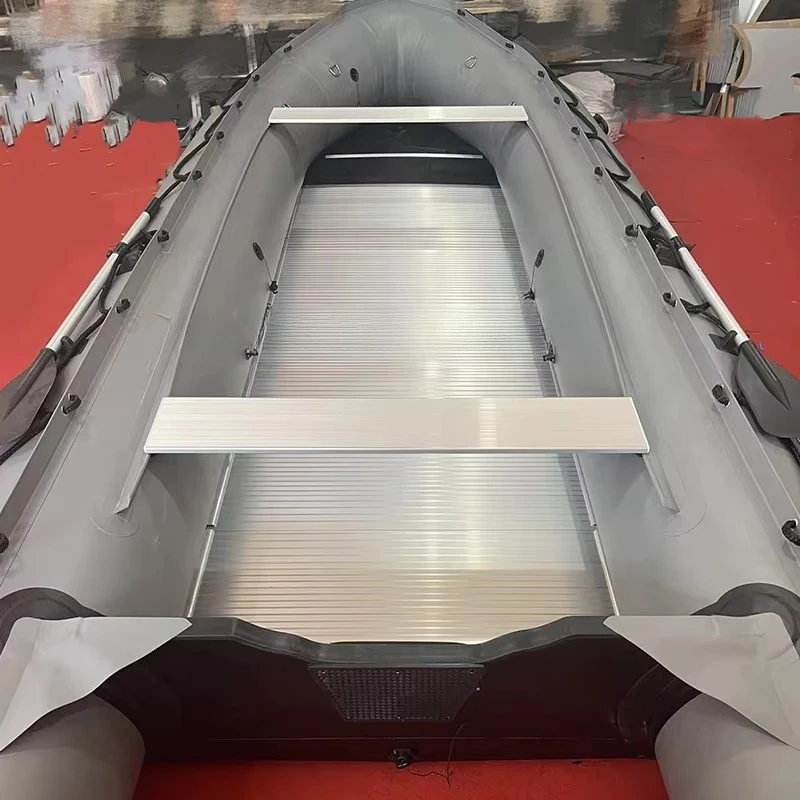 Factory Inflatable Rubber Boat Thickened Hard Bottom Kayak Hovercraft Fishing Boat Inflatable Life Motor Assault Boat