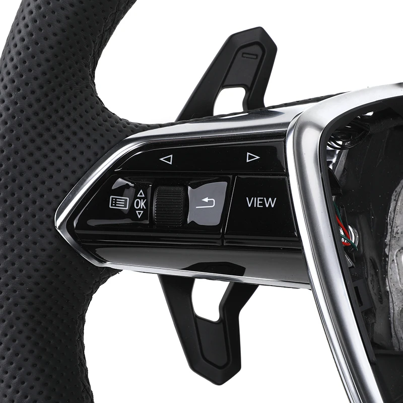 S Line Full Perforated Leather  Steering Wheel for Audi A3 A4 B8.5 A5 A6 C7 C8 S3 S4 S5 B9 RS3 8V RS7
