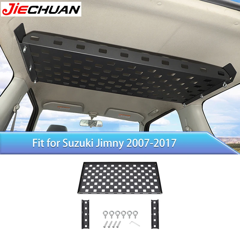 

JIECHUAN Black Iron Car Trunk Extension Frame Storage Rack Kit Fit For Suzuki Jimny 2007-2017,Car Modification Accessories