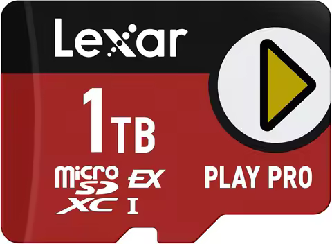 1TB microSD Express Card for Gaming, 900/600 MB/s Speed, 4K Video Support, Compatible with Switch 2 and Steam Deck