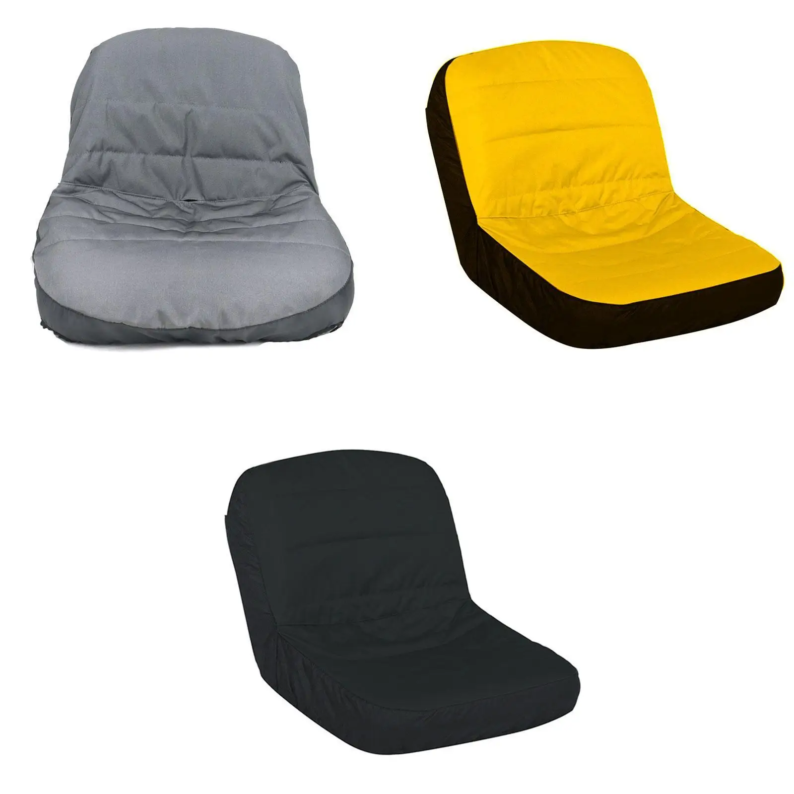 Oxford Cloth Lawn Mower Seat Cover Weatherproof Cushion Protective Fit for Tractor Garden Riding Seats