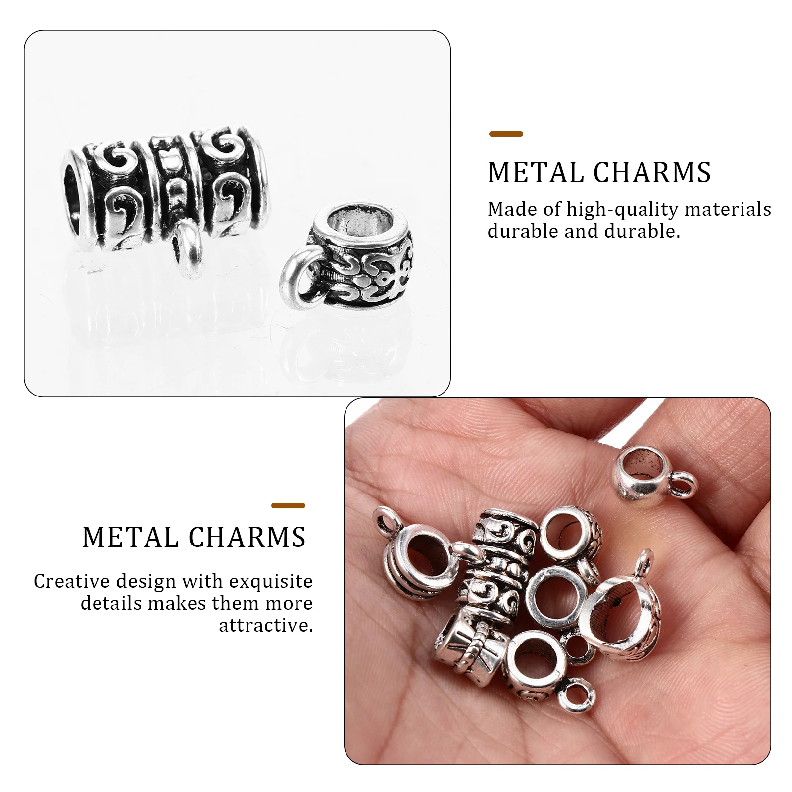 

120 шт., ретро ожерелье, подвески, сделай сам, изготовление ювелирных изделий, металлические подвески, аксессуары для ожерелья, браслетов, изготовление ювелирных изделий своими руками