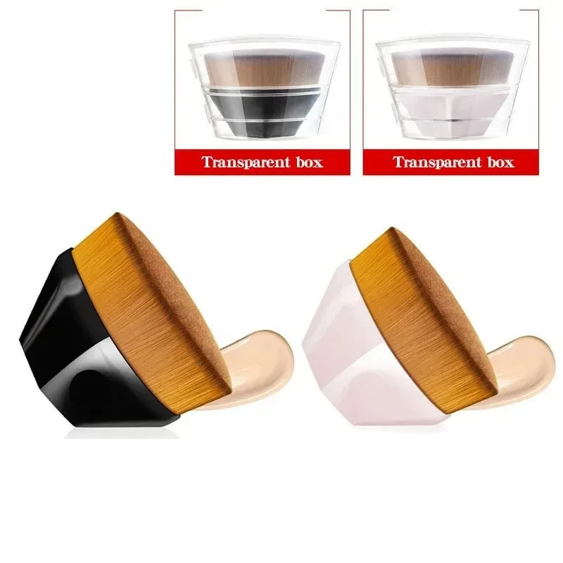 1-2pcs Magic Makeup Brush Beauty Powder Face Blush Brushes Portable Professional Brush Large Cosmetics Soft Base Make up