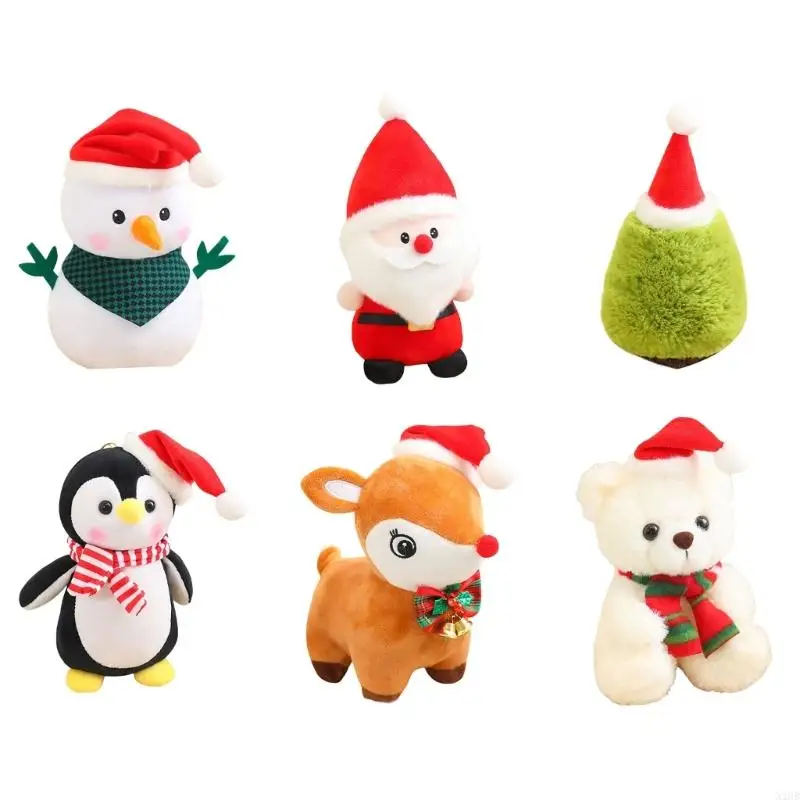 

N1HB Holiday Themed Soft Bear Toy with PP Cotton Materials Great for Gifting