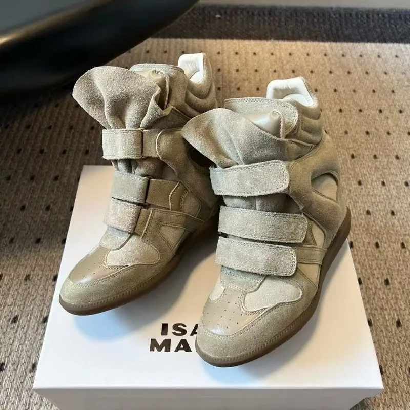 Luxury Woman Shoes Designer Brand Ankle Boots Fashion High-top Shoes for Women Outdoors Casual Shoes Trend Boot Zapatos De Mujer