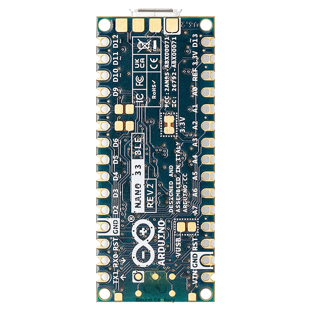 ​FOR ABX00071/ABX00072 nRF52840 64MHz Cortex-M4F 1MB Flash 256KB SRAM BLE 5.0 14 Digital 8 Analog 4 PWM 3.3V 5-18V Micro USB