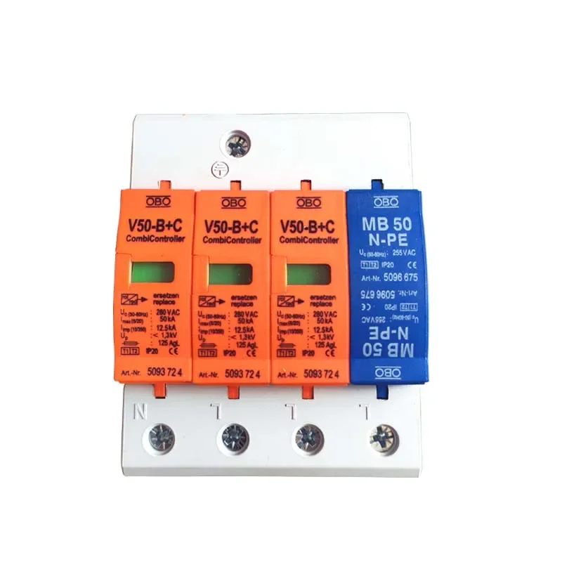 Surge Protector V50-B + C MB50 N-PE T1 + T2 50kA