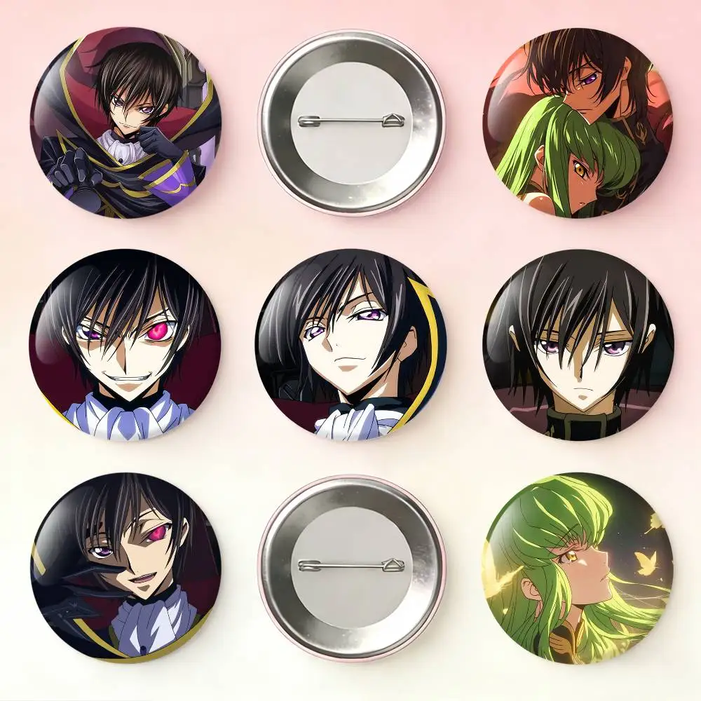 

C-Code Geass Laser Badge Applicable For Backpack Clothes Hats Decor Creative Accessories