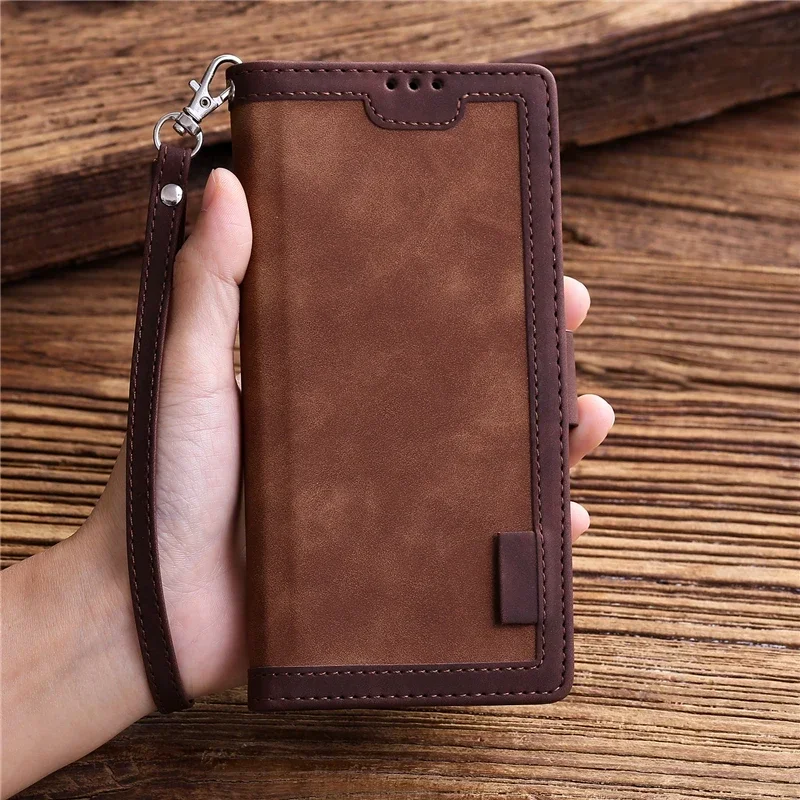 S25 S26 Ultra Leather Case For Samsung Galaxy S26 S25 S24 S23 S22 S21 S20 FE Note 20 Ultra 10 Lite S10 Plus Flip Book Case Cover