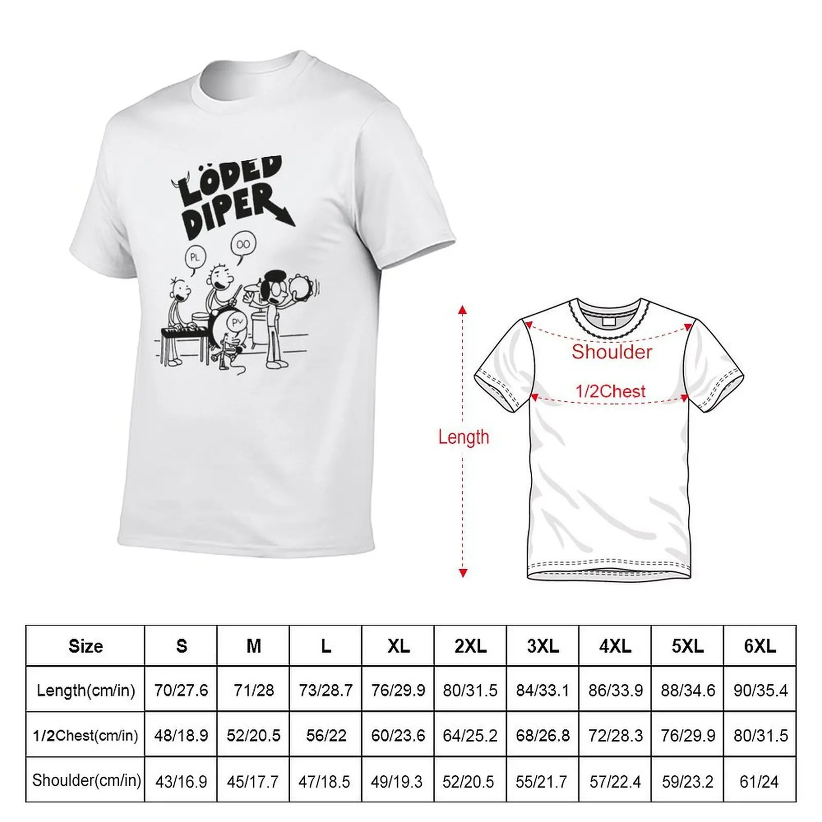 Loded Diper Kids T-Shirt Personalized t-shirt custom t shirt men t shirt