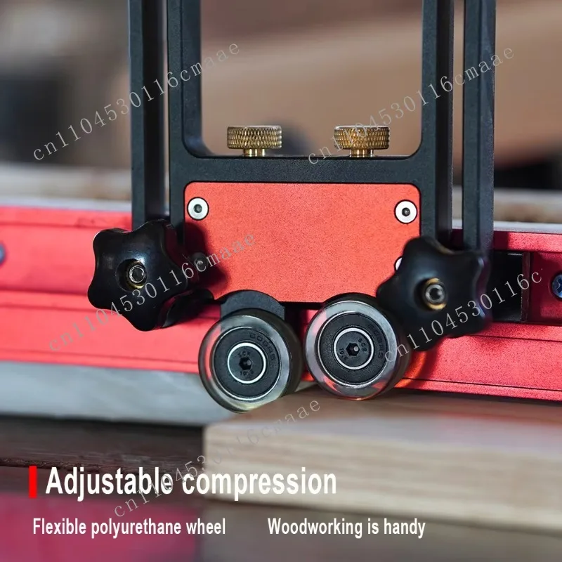 Adjustable inventory guide rail Adjustable table saw Inventory guide rail Safety push Auxiliary aluminum alloy guide roller