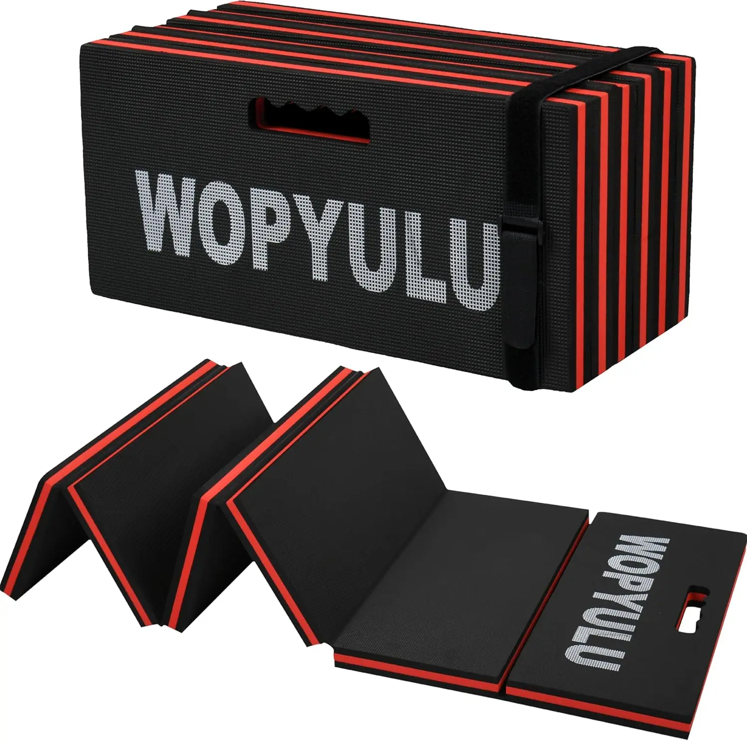 

Водонепроницаемый коврик для механиков из ЭВА толщиной 1,2 дюйма, складной в 5 сложений, для гаража, садоводства, кемпинга, домашнего спортзала - защита коленей