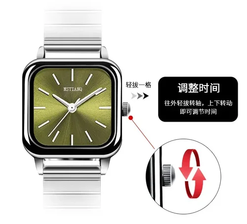 Imagen 2 del producto Relojes de lujo para mujer, reloj de pulsera de cuarzo con correa de acero a la moda de primeras marcas, reloj de pulsera de cuarzo para mujer, hermosos regalos