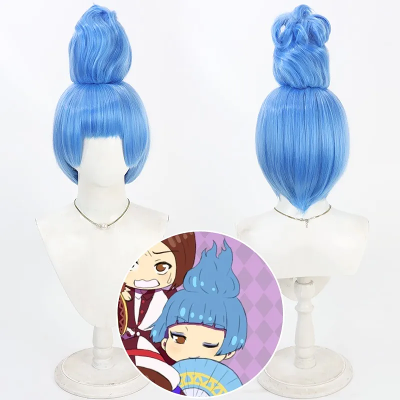 Happy Villains Female Hades Cosplay Wig Heat Resistant Synthetic Hair Halloween Carnival