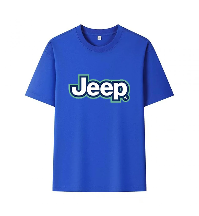 

Cross-border Jeep off-road printed short-sleeved T-shirt. Off-road casual T-shirt for both men and women, suitable for couples.