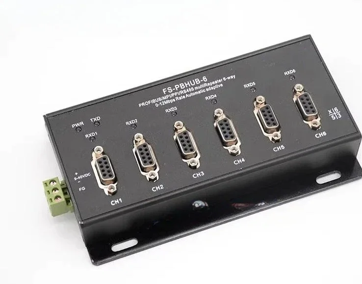 

6-Port Hub FS-PBHUB-6 Isolated PROFIBUS/MPI/PPI Hub