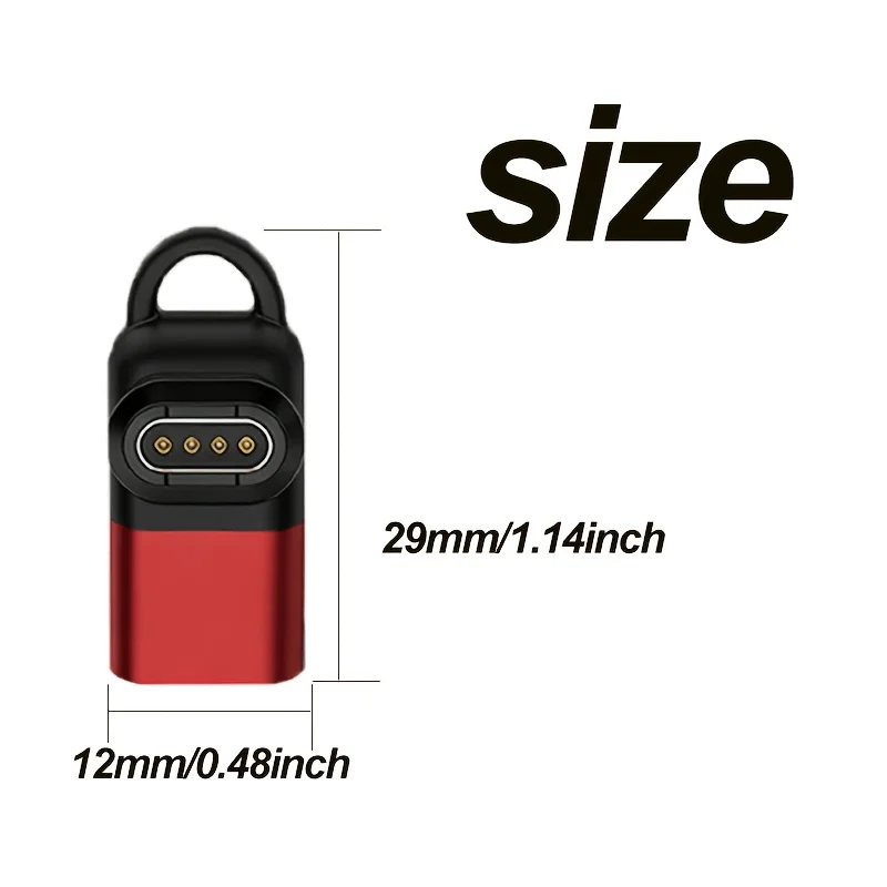 Type C Adapter for Garmin Forerunner 265 965 945 45S 245 Charging Converter for Fenix 7 7S 7X 6 6S 6X 5 5S 5X,Instinct 1/2/2S