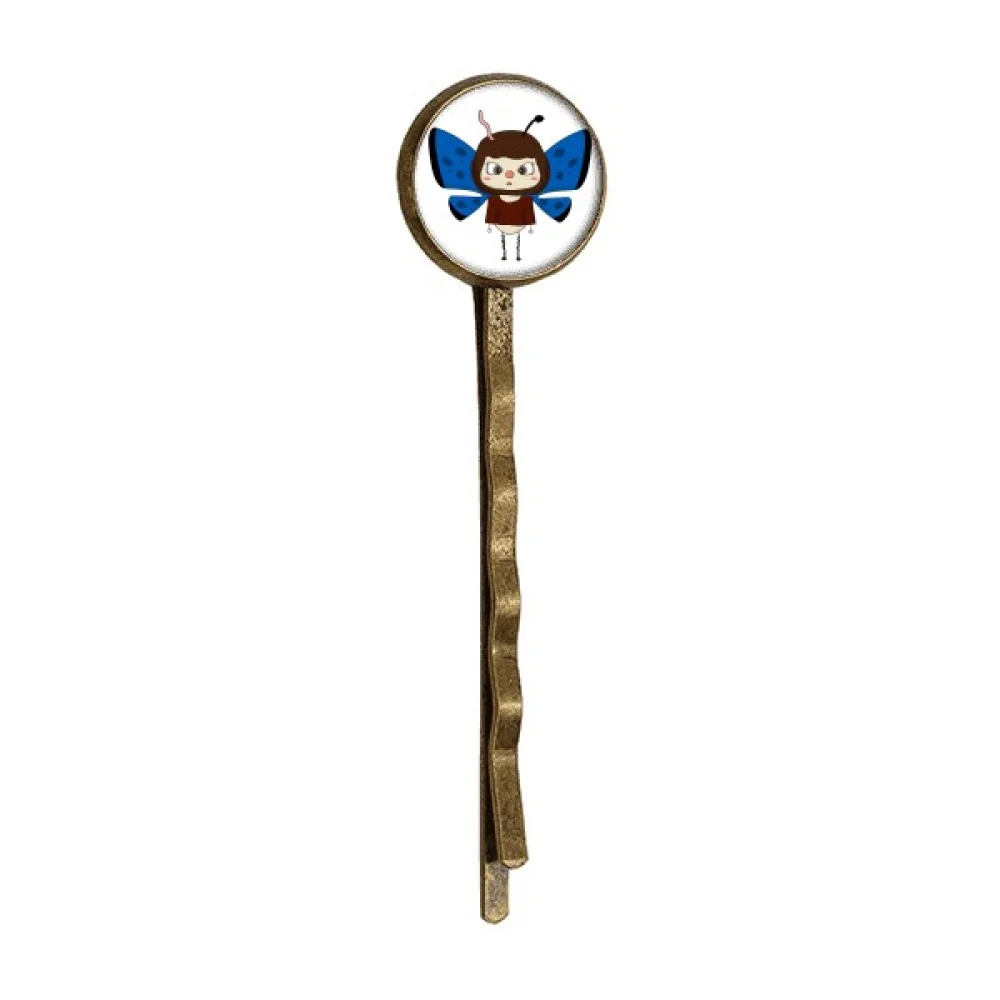 

Animal Beauty Colorful Nature Worm UU Retro Metal Hair Bobby Pin Headwear
