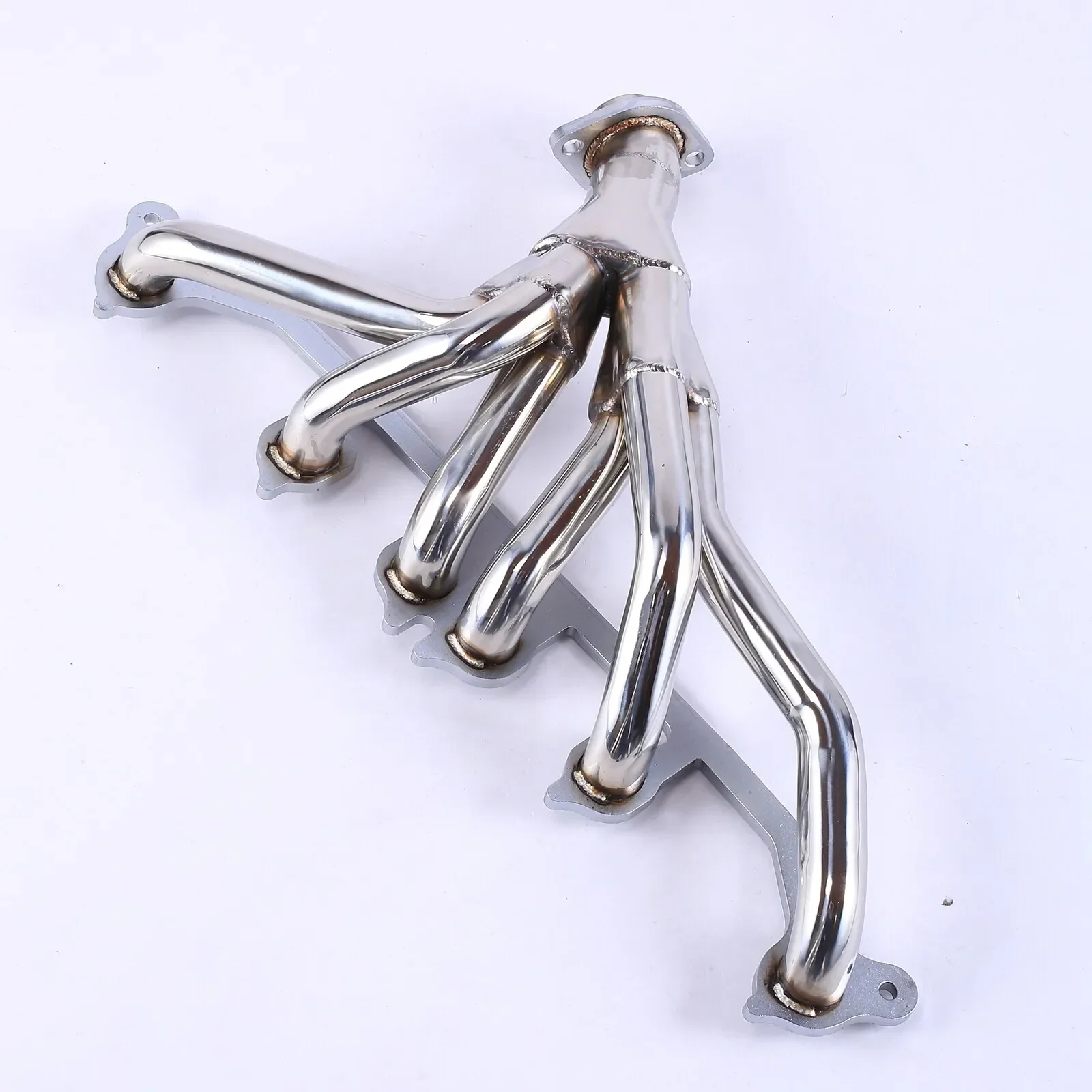 Stainless Steel Manifold Header Exhaust For 1991-1999 Jeep Wrangler YJ TJ Cherokee XJ Grand Cherokee ZJ 4.0L 6CYL Sliver 6
