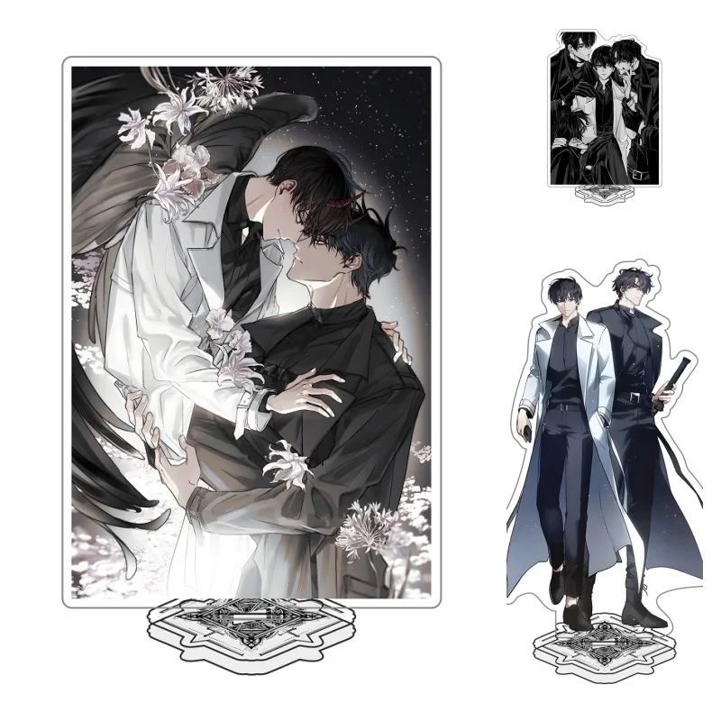 15cm leitor omnisciente vista ponto acrílico suporte bonito anime estatueta linha rascunho diagrama estatueta mochila pingente acrílico stan