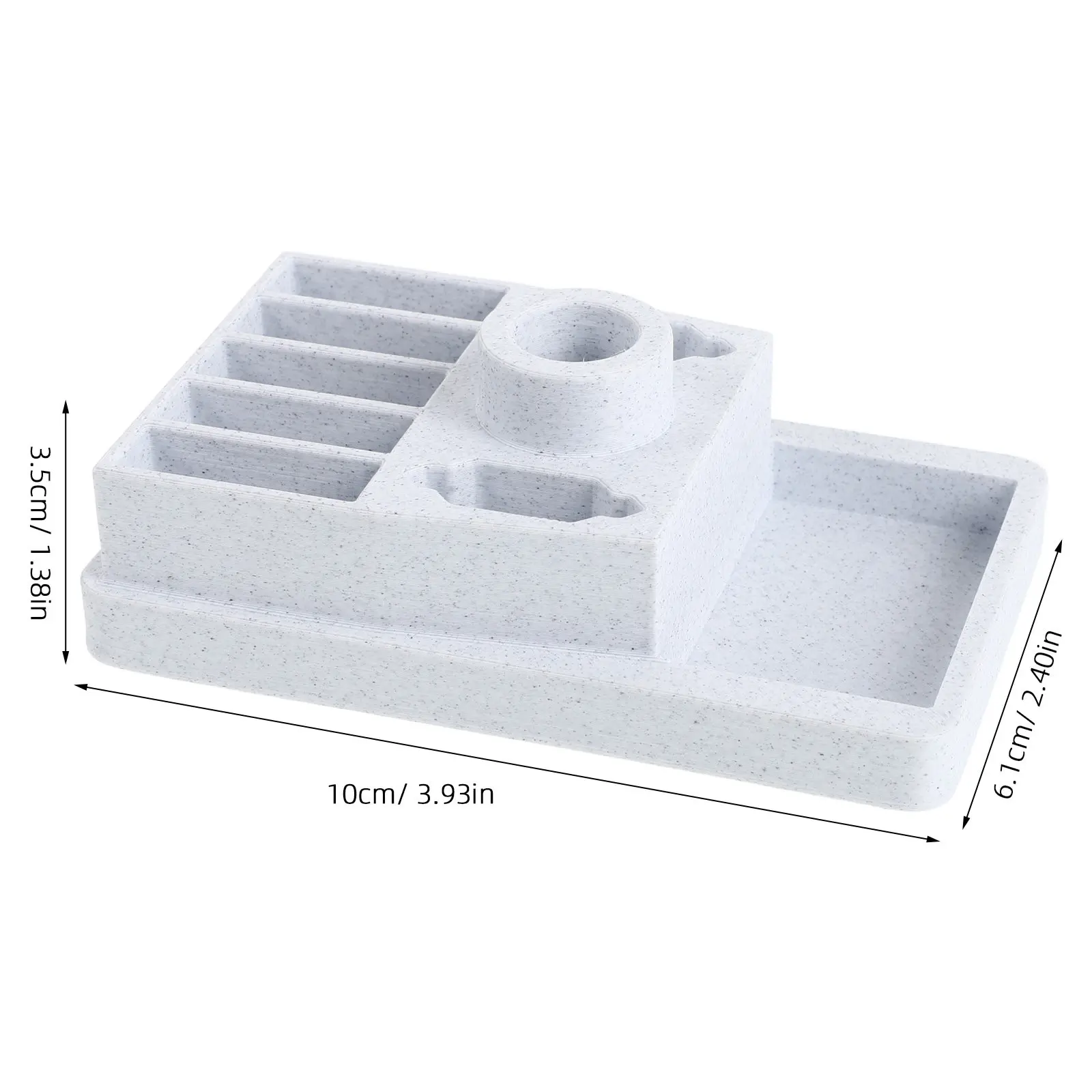 Plastic Razor Rack Shaving Storage Box Razor Organizer Bathroom Shaver Stand Blade Disposal Container Beard Grooming Holder
