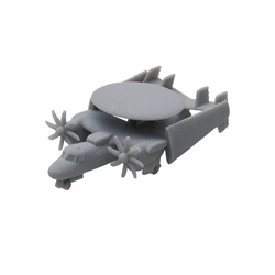 5PCS Model Folding Wing Shipborne Early Warning Aircraft Hawkeye E-2C 1/700 350 Scale Miniature AEW Airplane RC Ship Decoration