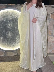 Eid Muslim Women Dubai 2 Piece Set Party Dresses Pearls Ramadan Islam Morocco Abayas Kaftan Vestidos Jalabiya Arab Long Robe