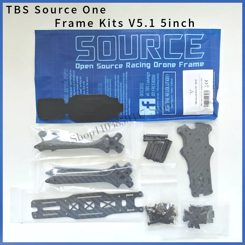 إطار توصيل سريع 5 بوصة V6 TBS Source ONE FPV مجموعات الإطارات المخزون الأصلي #1