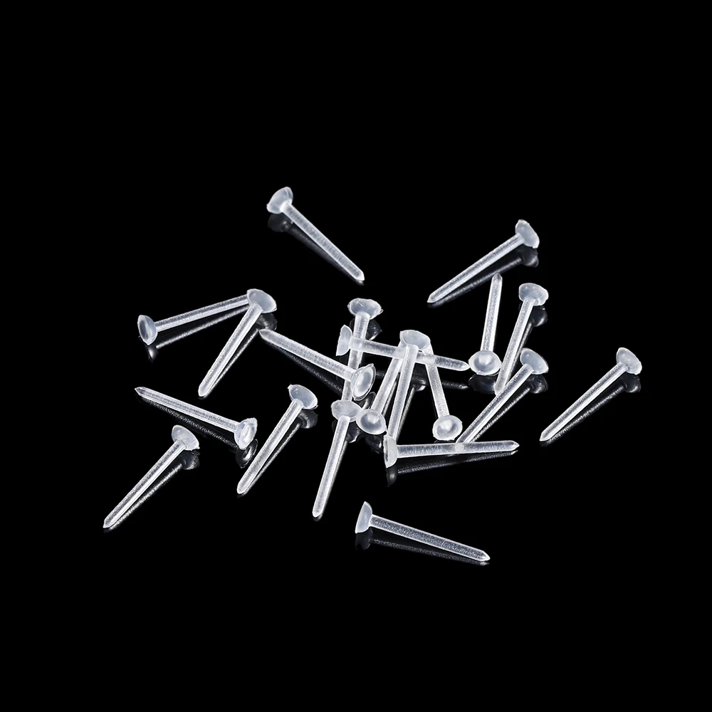 50-200Pcs 3mm Plastic Soft Silicone Rubber Earring&Back Stoppers Stud Earring for DIY Piercing Retainer Earring Findings