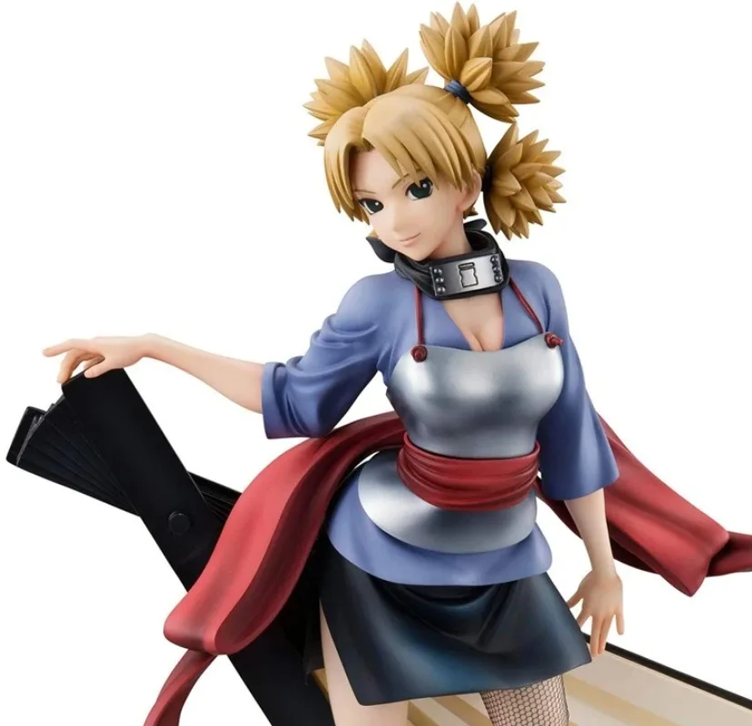 Megahouse-figura de acción de NARUTO Shippuden Temari, modelo de juguete Original, colección de PVC, GALS Series, en Stock