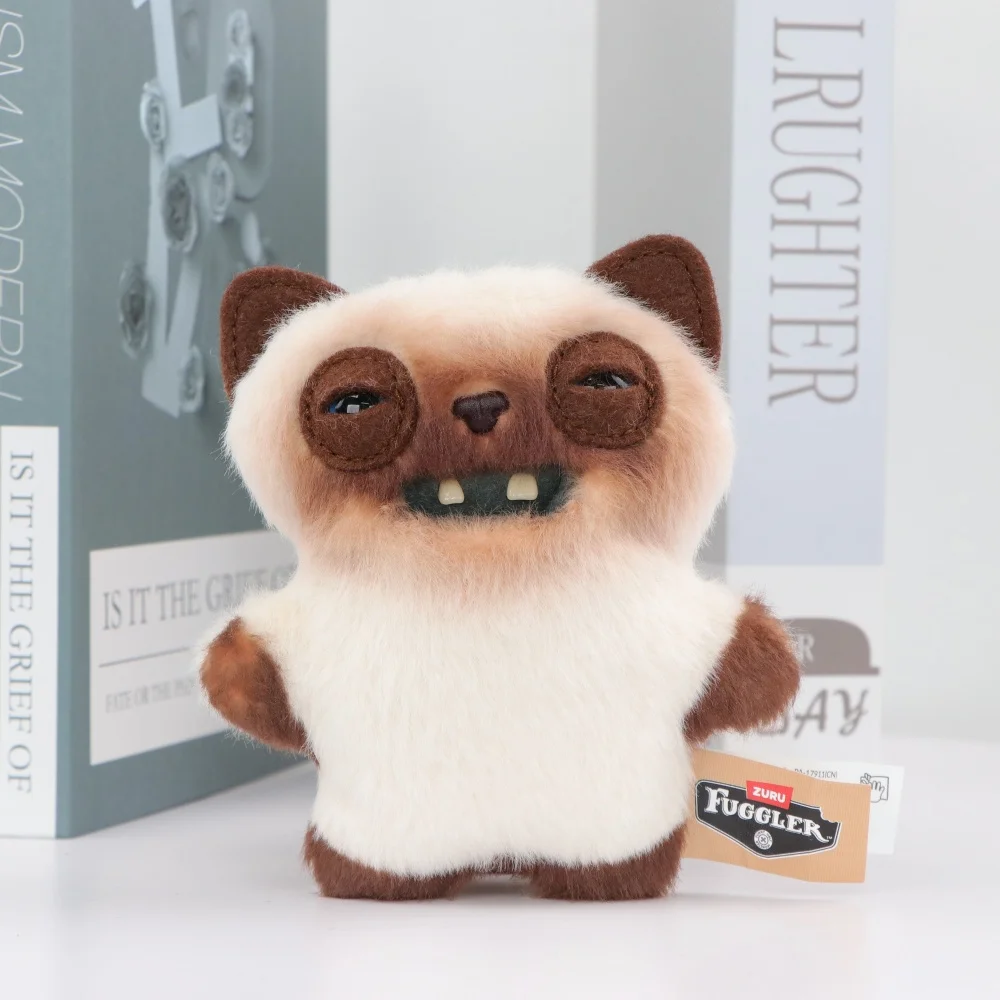 

Original FUGG ALLEY CATS Pendant Plush Toys Fuggler Ugly Monster Blind Box Hairless Siamese Cat Orange Kitten Peluche Dolls Gift