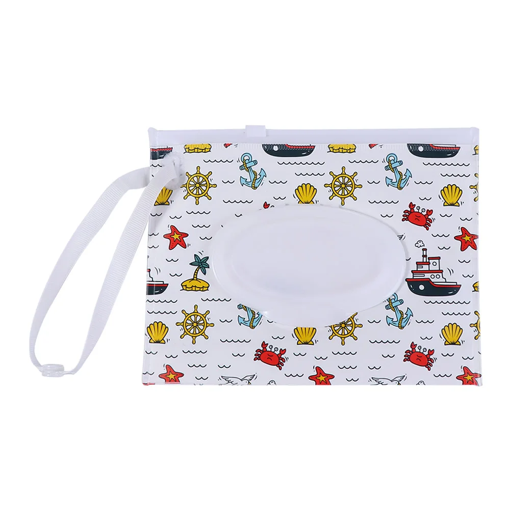 

Cute Cartoon Portable Refillable Eco-friendly Reusable Wipes Case Wet Wipes Box Wipes Container Wet Wipes Bag