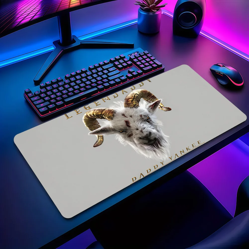 Singer Daddy Yankee Mouse Pad Large Non-slip Lockedge Desktop Computer Desk Mat Keyboard Writing MousePad Office Gamer Student