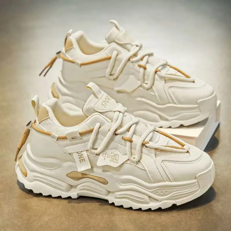 2026 New Fashion Men Sneakers Flat Bottom Comfortable Walking Shoes Simple Design Anti Slip Durable Footwear Casual Sneakers
