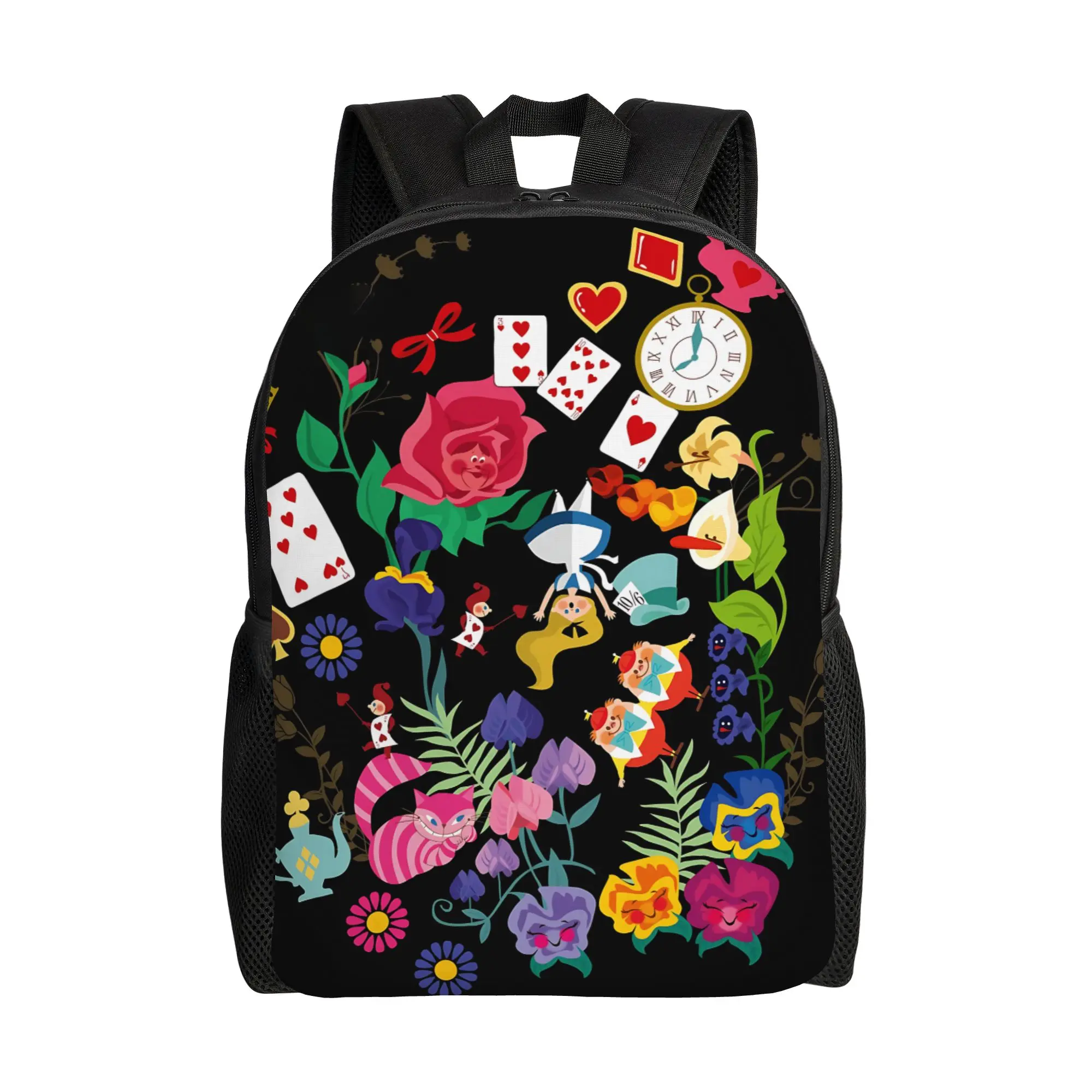 

1Piece Backpack Cards New School Year Schoolbag Journey Alice in Wonderland Birthday Gift New Term Starts