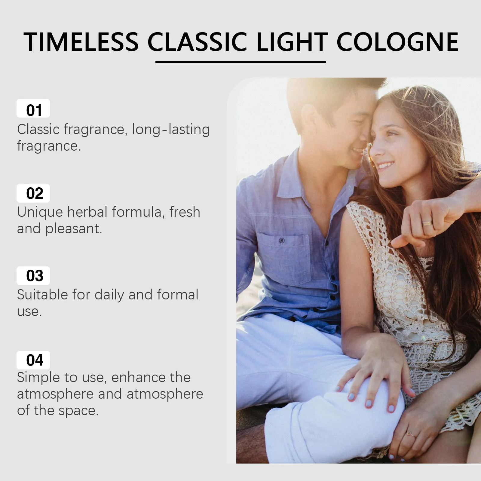 Charm Classic Cologne For Men Eau de Toilette Enhance Personal Charm Long Lasting Fresh Fragrance Natural Bergamot Lavender Cedar Woody Scent Daily Dating Gift 50ml - view 3