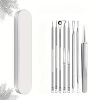 8-Piece Blackhead Remover Kit, Stainless Steel Pimple Acne Comedone Extractor Tools Set , Ideal Gift For Skincare Enthusiasts