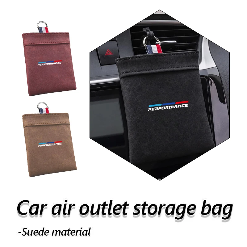 

Car Air Outlet Storage Bag Dashboard Organizer For BMW Performance G20 M3 M5 E90 E60 E46 E39 F30 F10 E87 X3 X4 X5 X1 Accessories