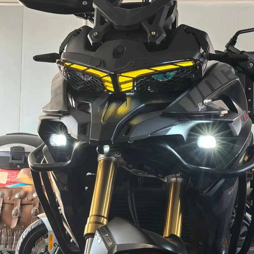 For VOGE DS500X DS525X DS625X Headlight Protection Grille Color-Changing Headlight Cove DSX 625 DS 525X Headlight Protector