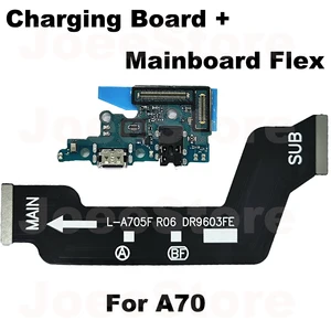 Placa de carregamento para samsung galaxy a70, a71, a705f, a715f, placa-mãe de carga rápida, dock usb, cabo flexível 8 principais vendas placa base samsung a71 - №3